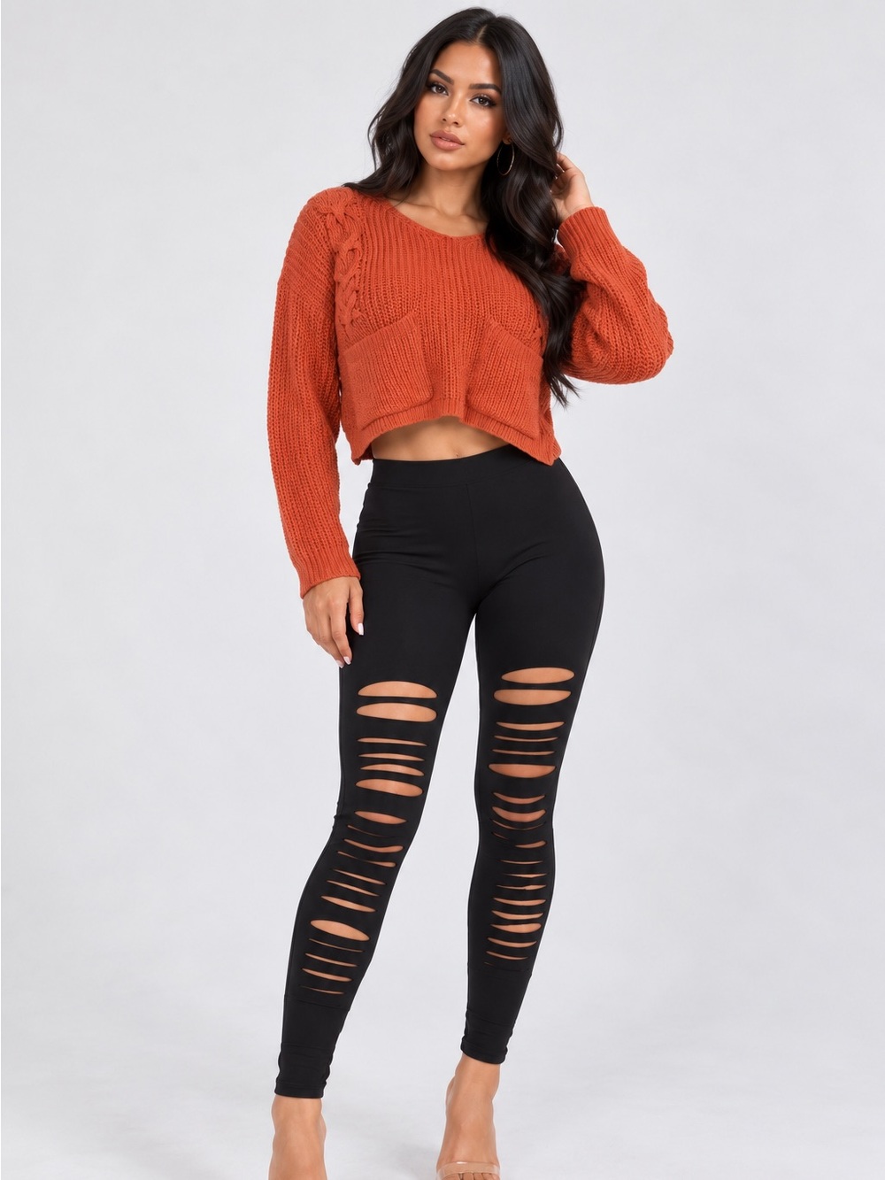 Sassy Ripped Leggings